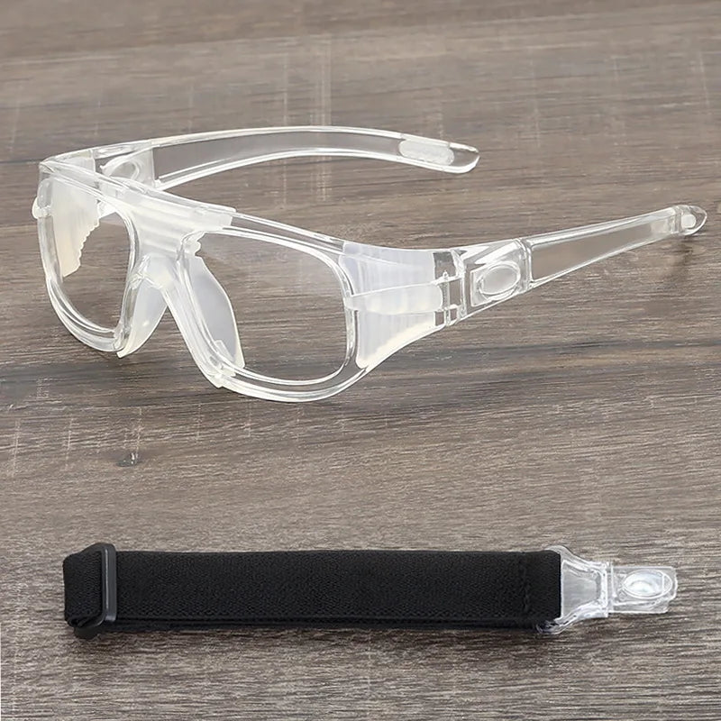 Anti-Collision Adjustable Myopia Glasses for Basketball Cycling Outdoor Sports Progressive Prescription Reading Glasses
