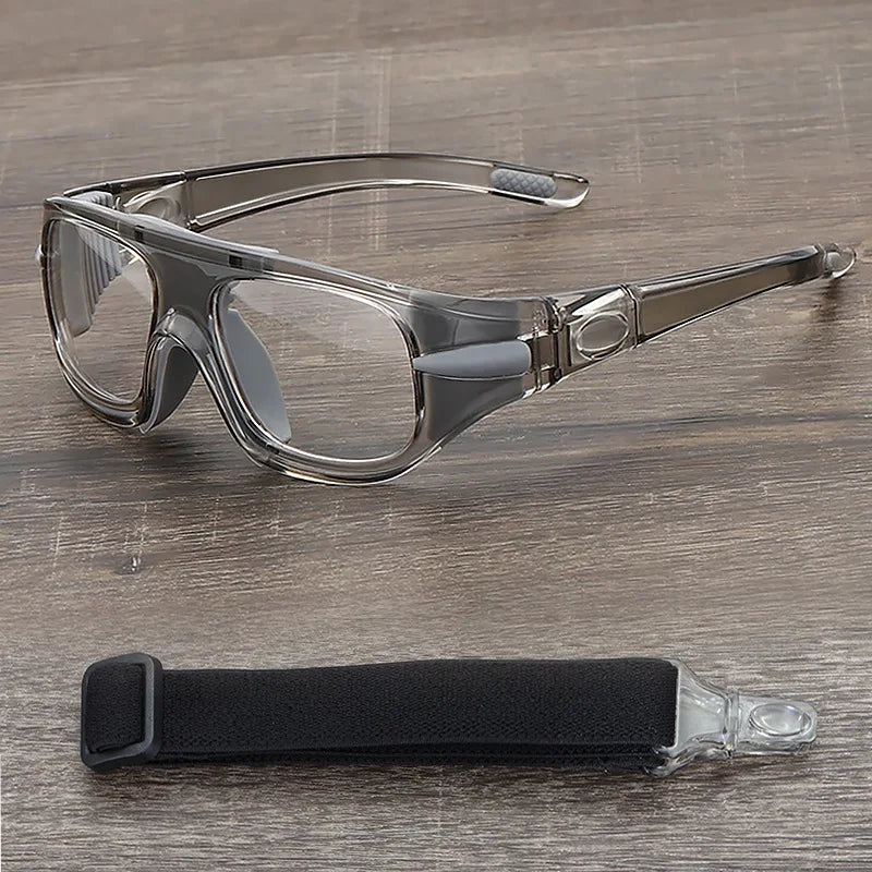 Anti-Collision Adjustable Myopia Glasses for Basketball Cycling Outdoor Sports Progressive Prescription Reading Glasses