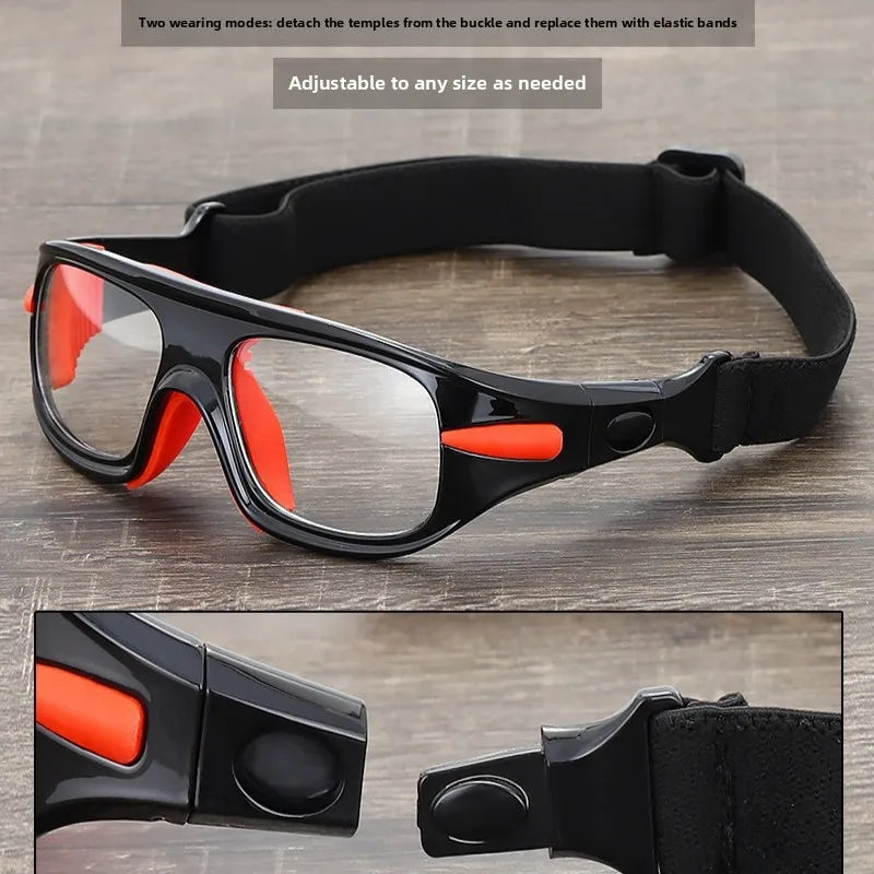 Anti-Collision Adjustable Myopia Glasses for Basketball Cycling Outdoor Sports Progressive Prescription Reading Glasses
